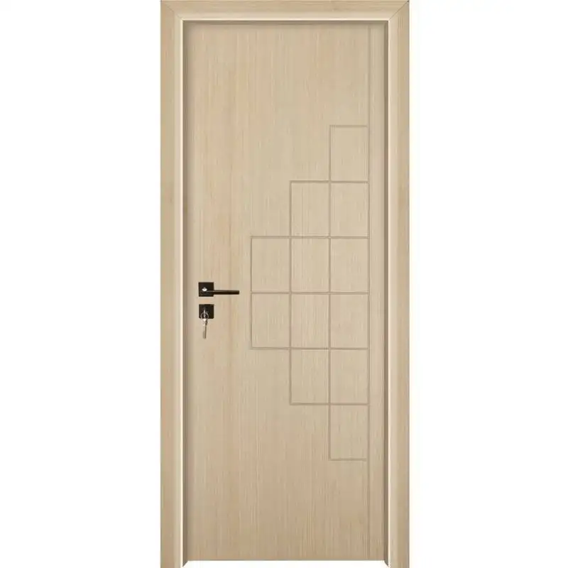 PP002 Internal white MDF composited wooden door 1