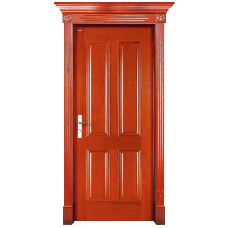 S002 Interior pure solid wooden door 1