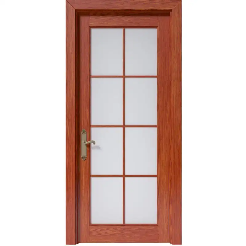 CK010 Interior veneer composited modern design wooden door 1