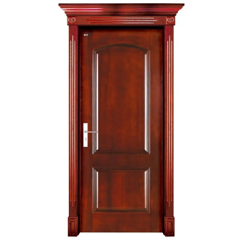 Runcheng Woodworking S001 Interior pure solid wooden door Solid  Wood  Door image9