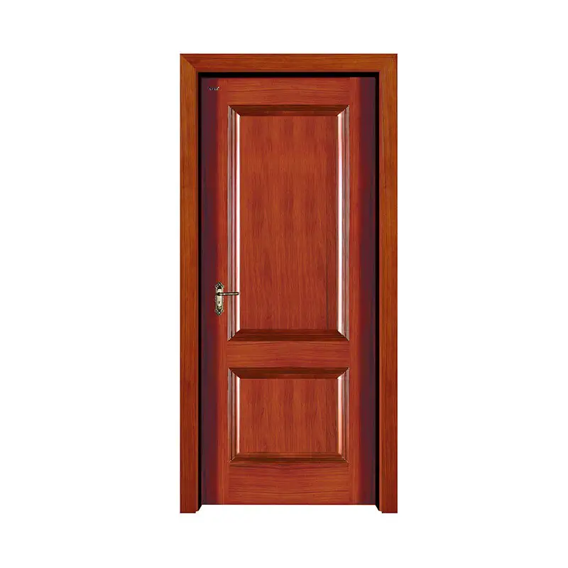 Residential Burma walnut exterior solid wood door S001 1