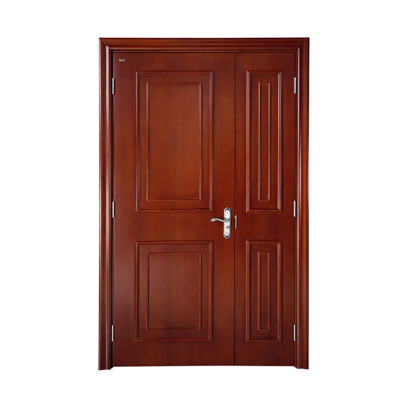 Classic style American Walnut exterior wood door WM0016 1