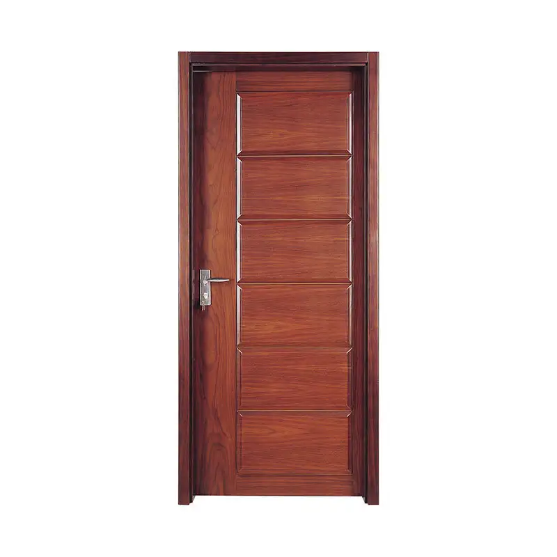 European style walnut exterior wood door PP012 1