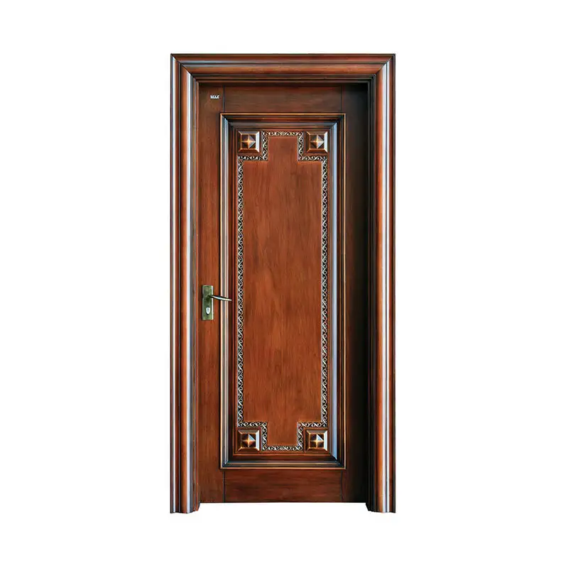 Antiquity style Cherry  exterior wood door S031Y 1