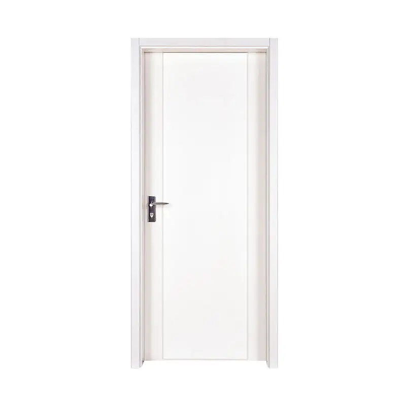 Smooth modern design wood interior door PP004 1