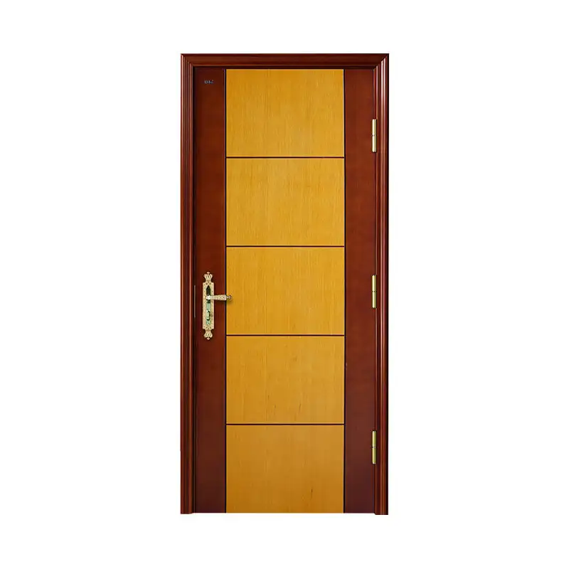 Apartment simple design Oakwooden door WM0003 1