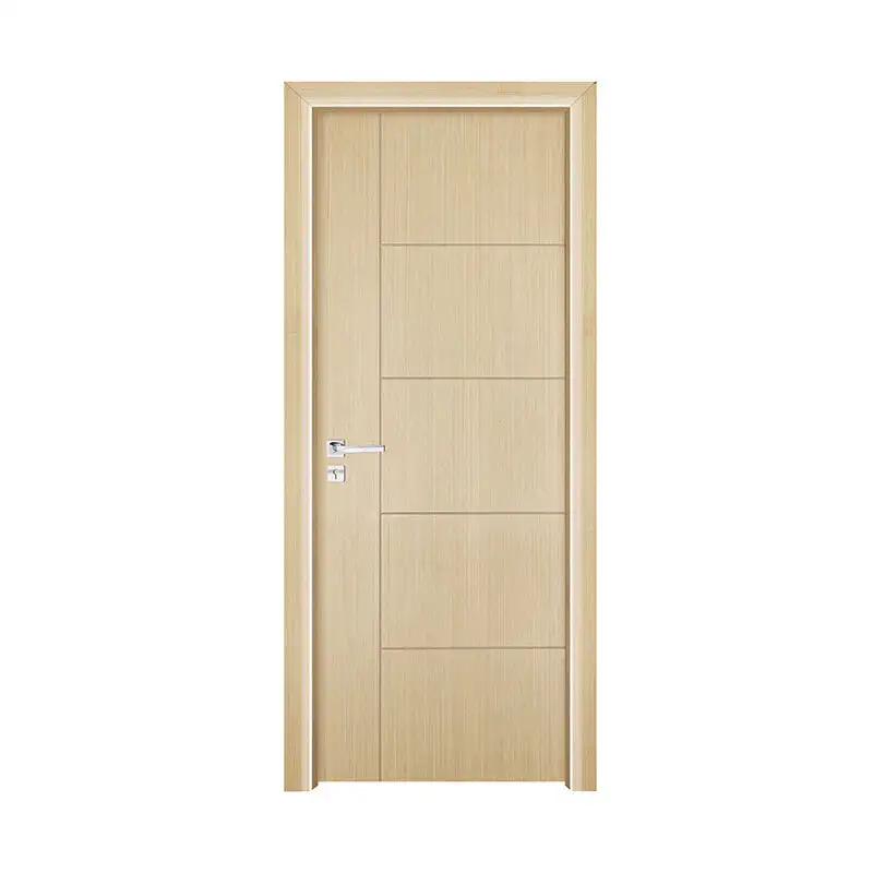 Silver Pear simple design wooden hotel door PP005 1