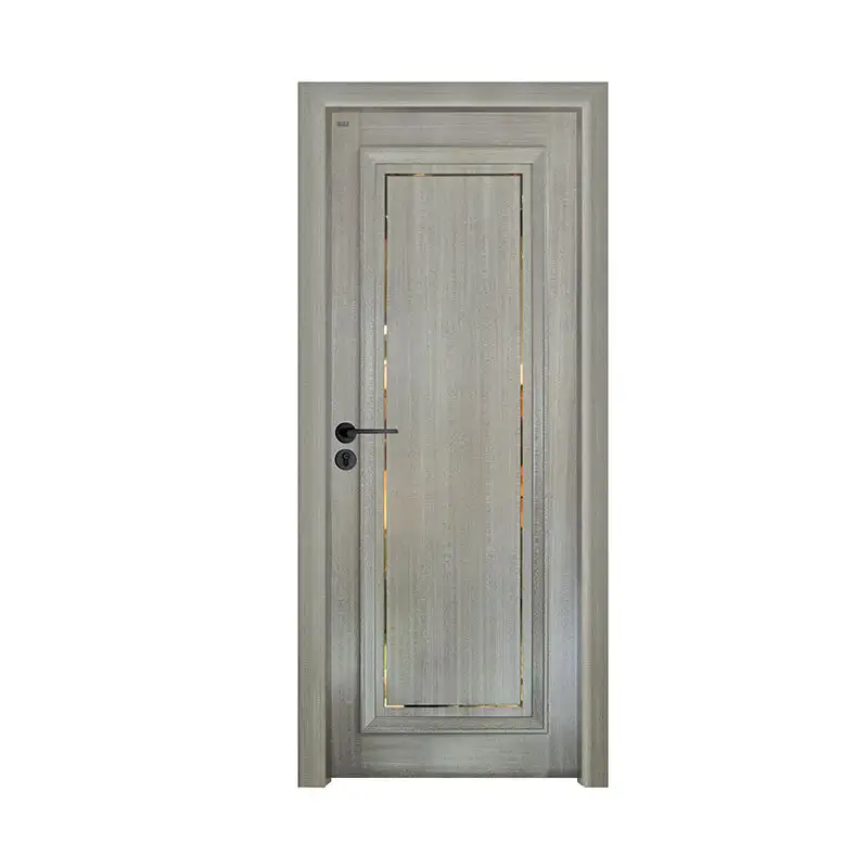 Simple design Silver Pear house wood door GK020 1