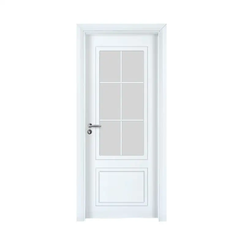 Smooth wooden apartment latest design door GK001 1