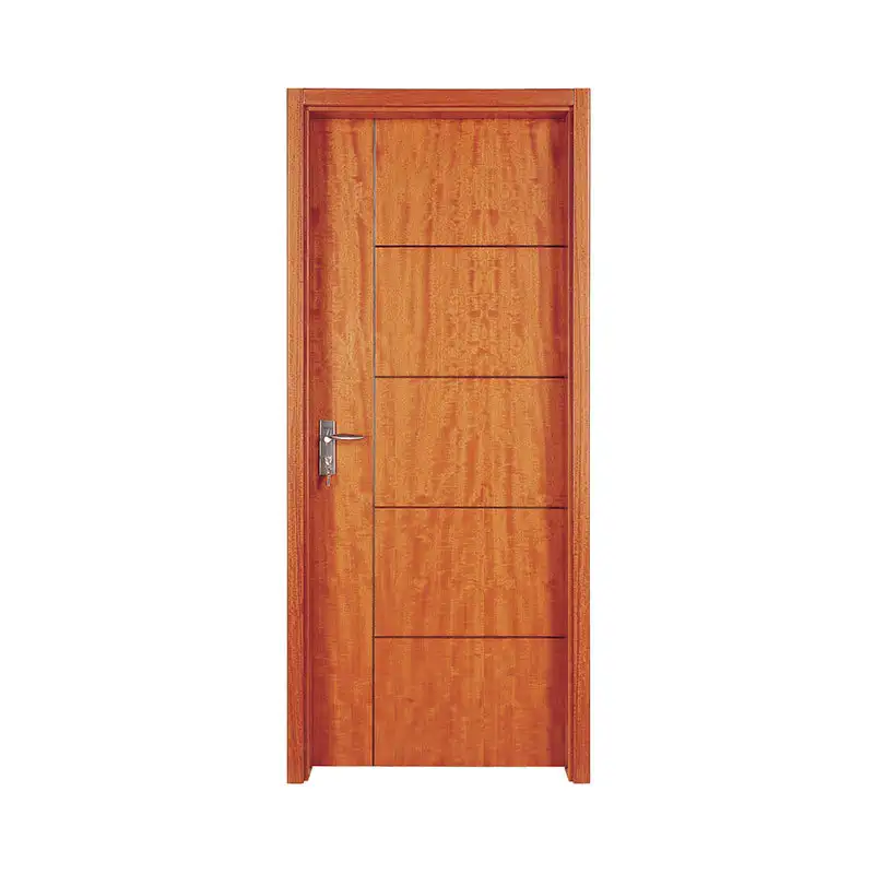 Interior simple design Golden Teak door PP005 1
