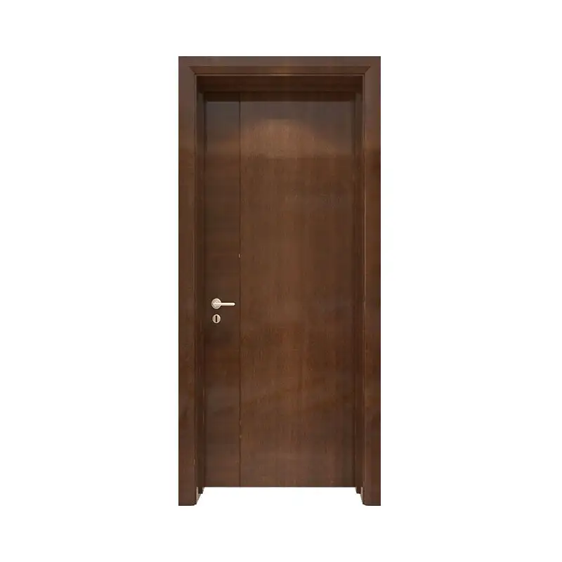 Simple design wood apartment door PP053 1