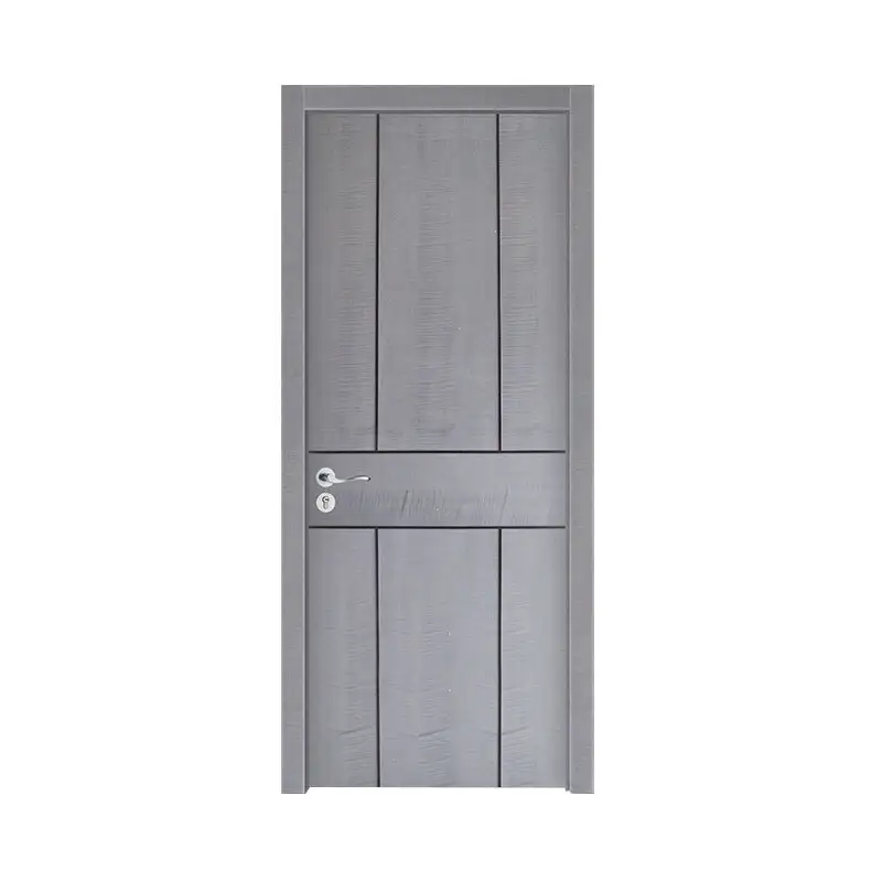 Silver Pear simple design wood interior door PP049 1