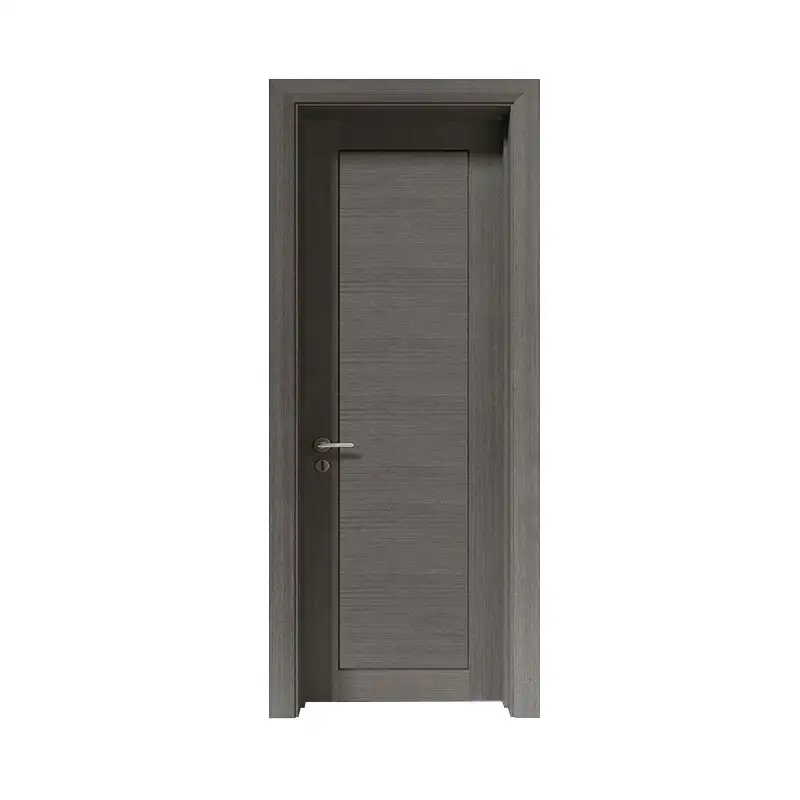 Silver Pear simple style wood residential door PP059 1