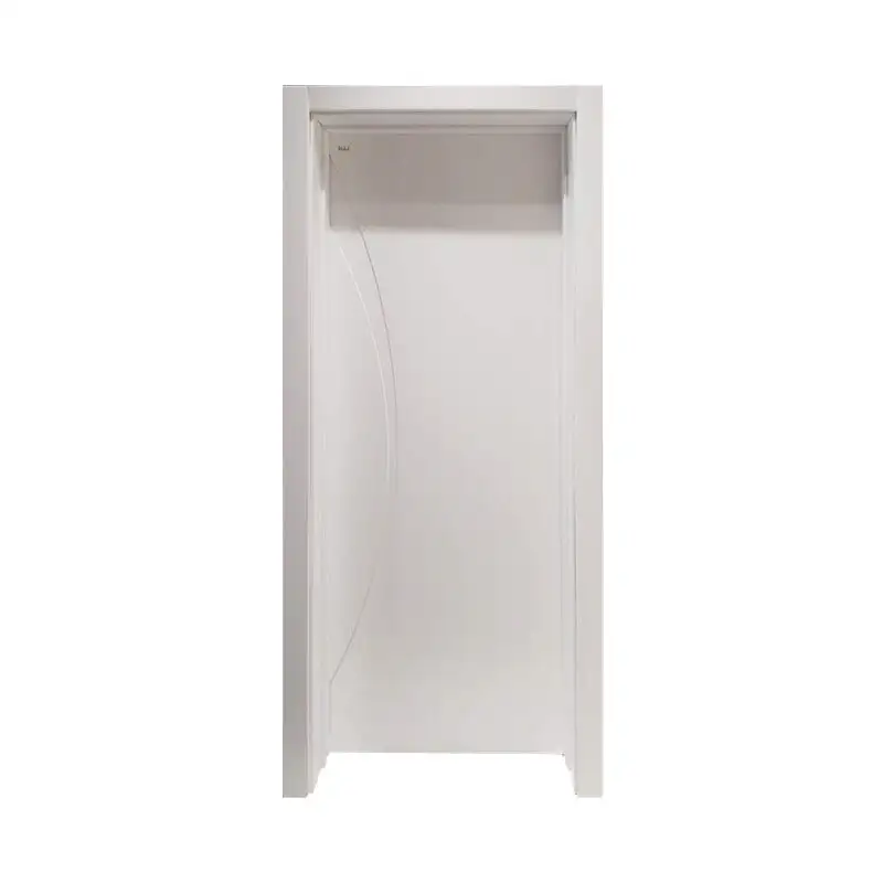 Modern design residential Smooth wooden door PP037 1