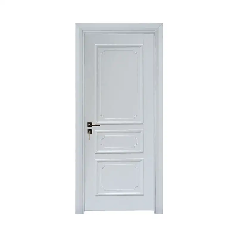 Latest design interior Smooth wood door PP040 1