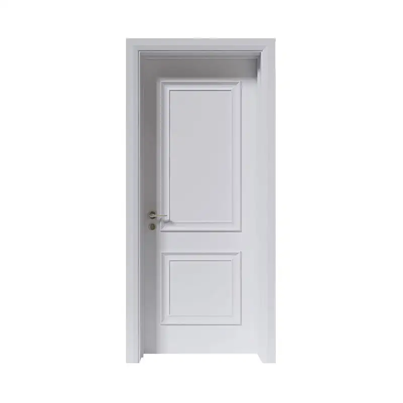 Smooth latest design wooden house door EKM05 1