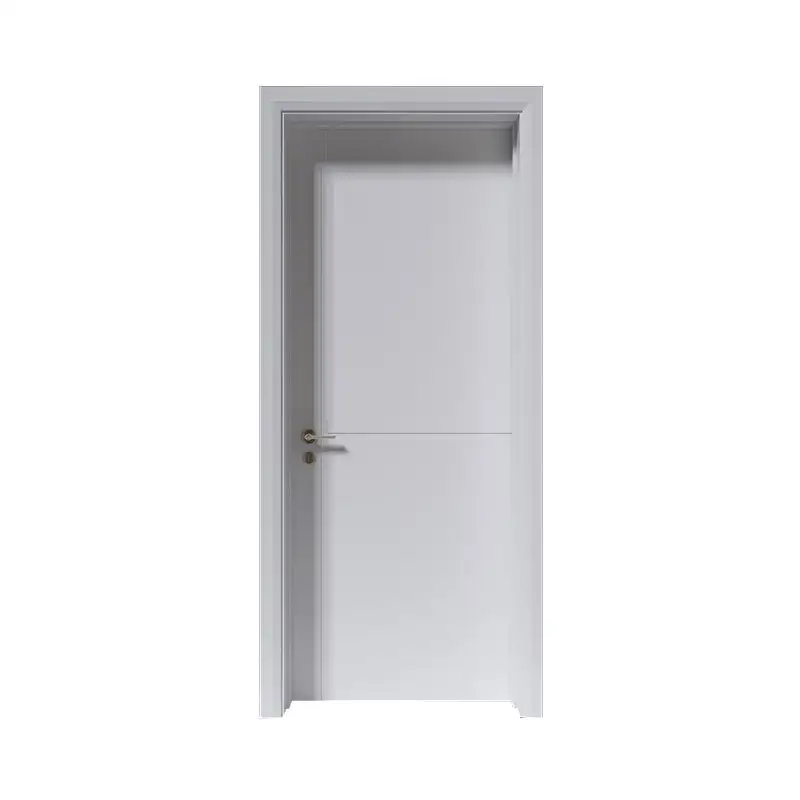 Interior wood simple style Smooth door PP055 1