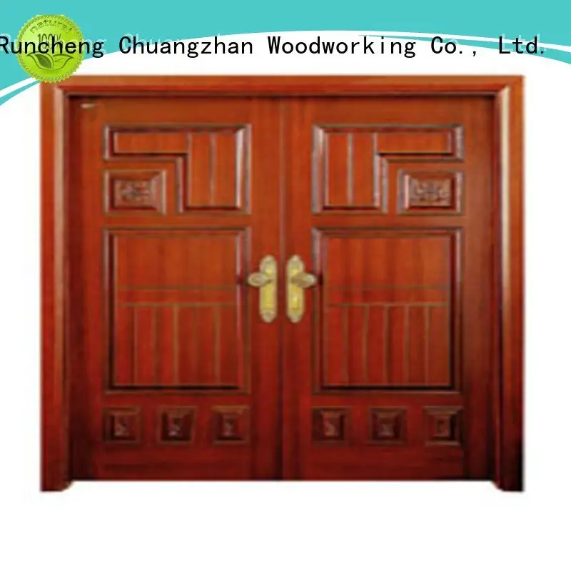 x0215 x0261 l0081 Runcheng Woodworking interior double doors 1