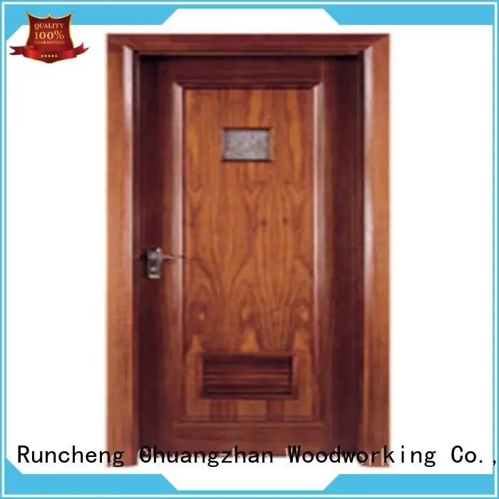 Quality flush mdf interior wooden door Runcheng Woodworking Brand pp005t2 wooden flush door 1