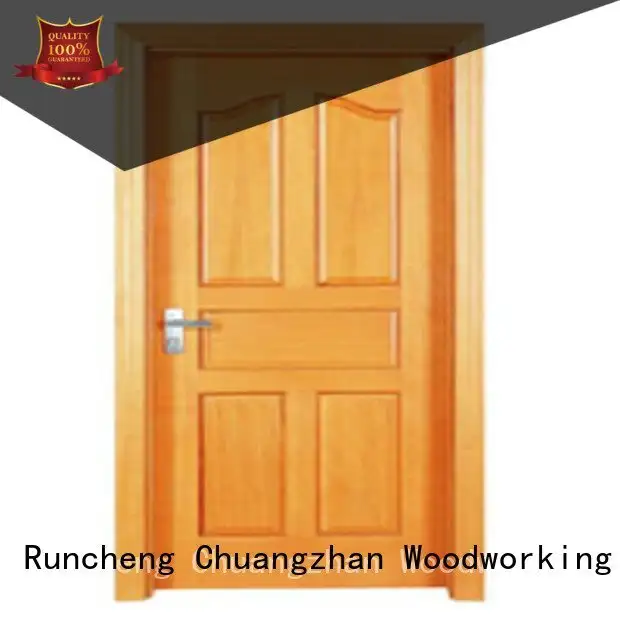 flush mdf interior wooden door pp0014 wooden flush door Runcheng Woodworking 1