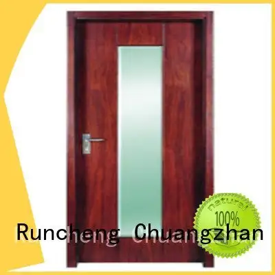 Runcheng Woodworking flush mdf interior wooden door pp0012 pp0143 pp0153 pp0122 1
