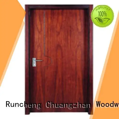 flush mdf interior wooden door pp003t3 wooden flush door Runcheng Woodworking Brand 1