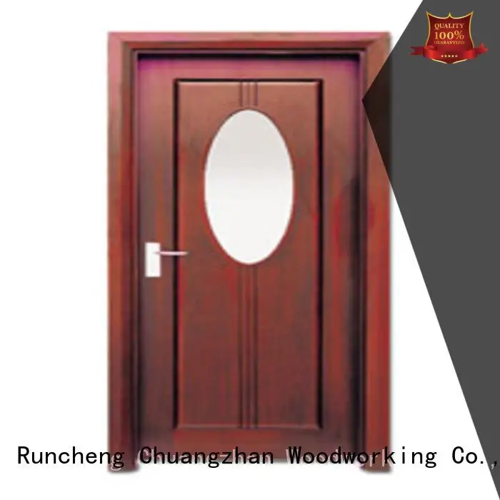 Runcheng Woodworking door wooden double glazed doors x0303 x0104 1