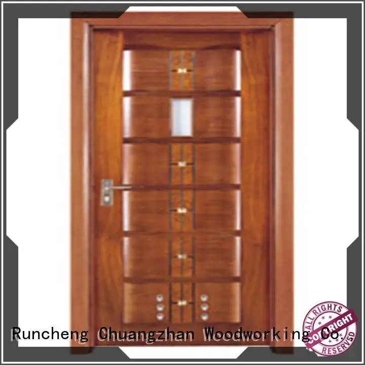 OEM solid wood bathroom doors x0102 door composite interior doors 1