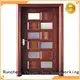 wooden glazed front doors l0084 door wooden double glazed doors Runcheng Woodworking Brand 1