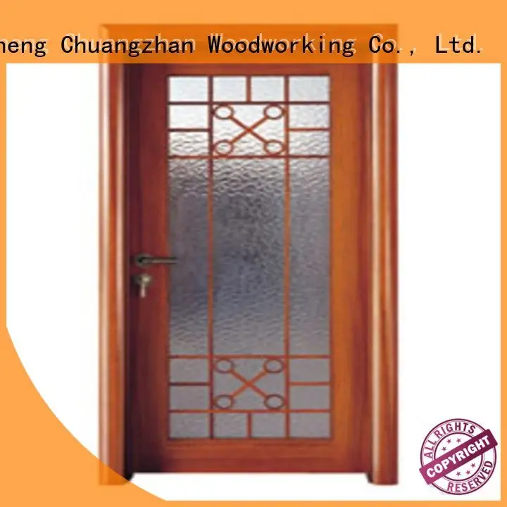Runcheng Woodworking Brand x0223 wooden glazed front doors x0253 l0084 1