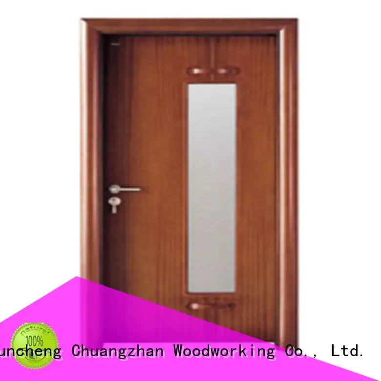 wooden glazed front doors x0184 wooden double glazed doors door Runcheng Woodworking 1