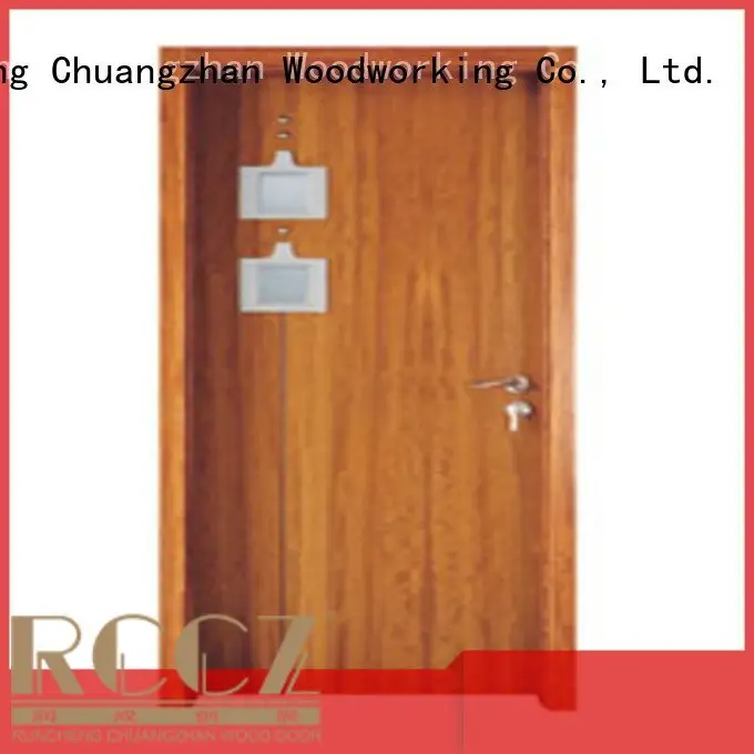 wooden glazed front doors l0084 x0153 wooden double glazed doors Runcheng Woodworking Brand 1