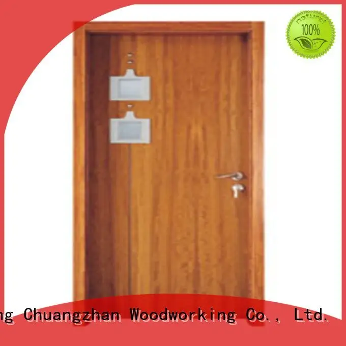wooden glazed front doors l0084 x0223 Runcheng Woodworking Brand 1