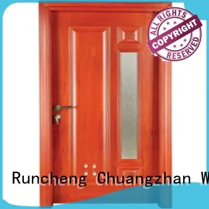 Runcheng Woodworking bathroom s0082 s0072 pvc bathroom wooden door door 1