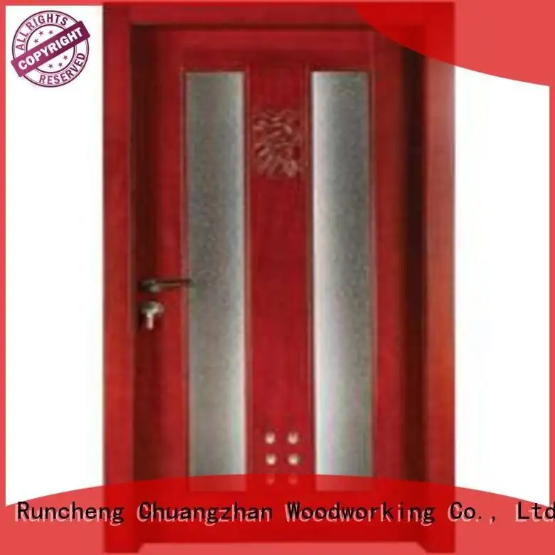 x0332 wooden bathroom door s0112 bathroom Runcheng Woodworking 1