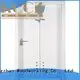 pvc bathroom wooden door s0102 wooden bathroom door Runcheng Woodworking 1