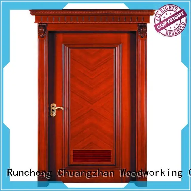 bathroom kitchen victorian wood veneer door Runcheng Woodworking 1