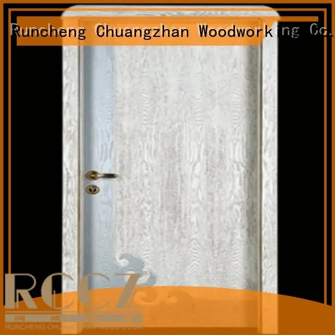 Runcheng Woodworking Brand double auspicious wooden door door bedroom 1