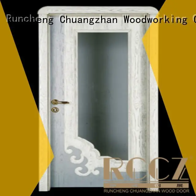 door bedroom kitchen double Runcheng Woodworking wooden door 1