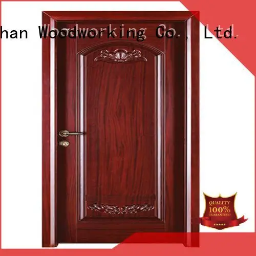 door d014 d021 pp026 Runcheng Woodworking cheap wooden front doors 1