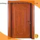 x050 wooden Runcheng Woodworking cheap wooden front doors 1