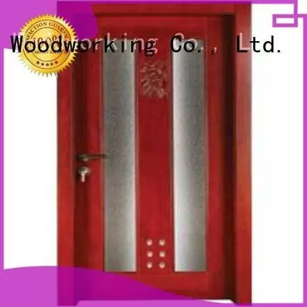 Custom wooden bathroom door s0092 door bathroom Runcheng Woodworking 1
