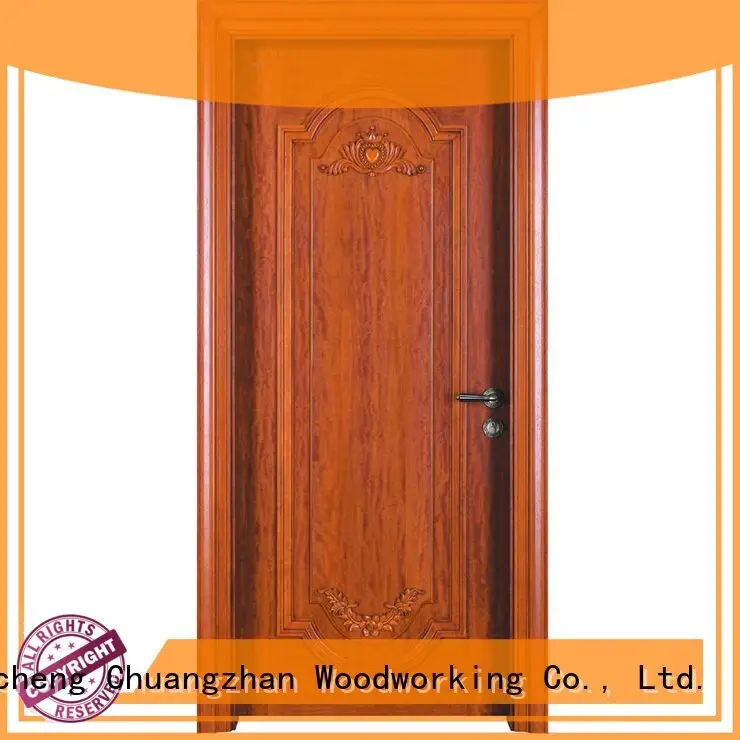 Quality solid wood bedroom composite door Runcheng Woodworking Brand design solid wood composite doors 1