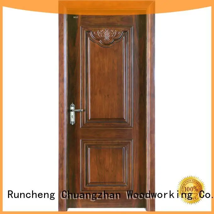 Wholesale s027 pp007 solid wood composite doors Runcheng Woodworking Brand 1