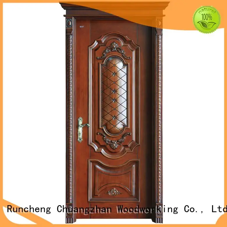 Runcheng Woodworking Brand s040 x010 wooden solid wood bedroom composite door 1