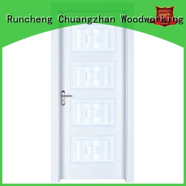 Hot solid wood bedroom composite door design composited modern Runcheng Woodworking Brand 1