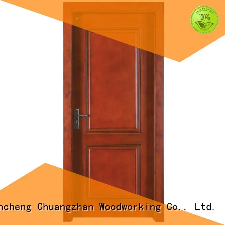 Runcheng Woodworking Brand wooden solid solid wood composite doors modern design 1