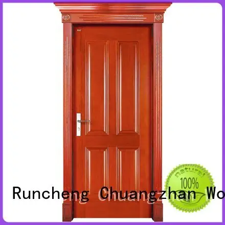 solid wood interior doors for sale solid pure OEM solid wood bifold doors Runcheng Woodworking 1