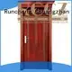 solid solid wood bifold doors Runcheng Woodworking solid wood interior doors for sale 1