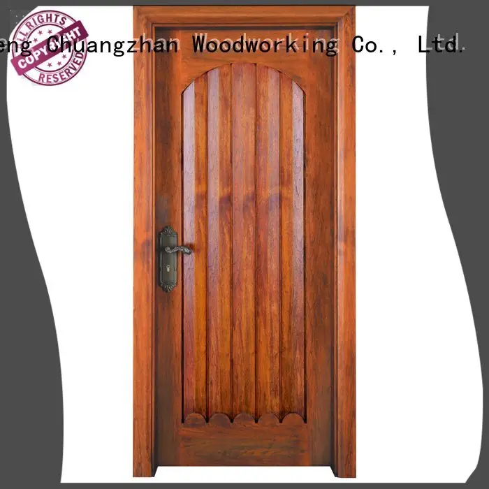Runcheng Woodworking wooden interior solid wood bifold doors door solid 1